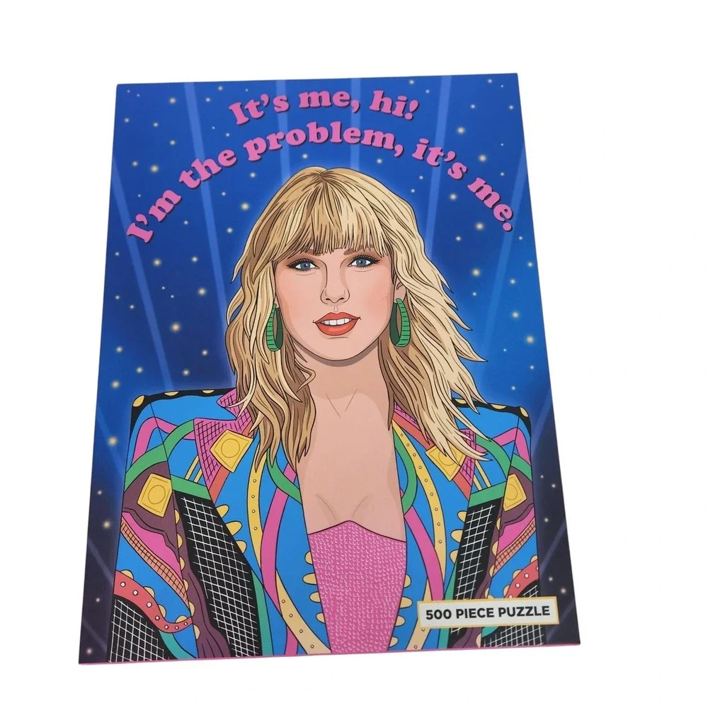 TAYLOR SWIFT It's Me Hi I'm The Problem 500 Piece Jigsaw Puzzle 18x24 Pop Art